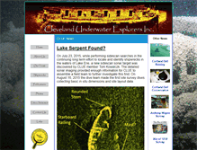 Tablet Screenshot of clueshipwrecks.org